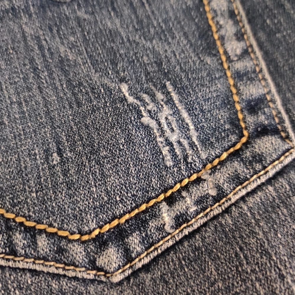 AB Wide Leg Blue Jeans with multiple pockets - Picture 16 of 16